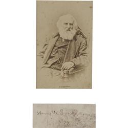 Henry Wadsworth Longfellow Signature.