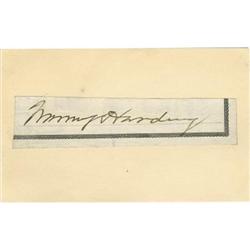 Warren G. Harding Signature.