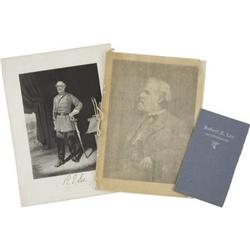 Robert E. Lee Ephemera Lot. Includes: