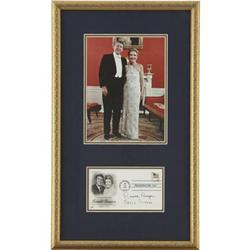 Picture of Ronald and Nancy Reagan Signed.