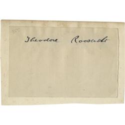 Theodore Roosevelt Signature