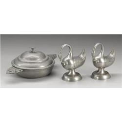 Group of miscellaneous pewter