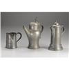 Image 1 : Group of three pewter vessels