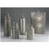 Image 1 : Group of five pewter containers