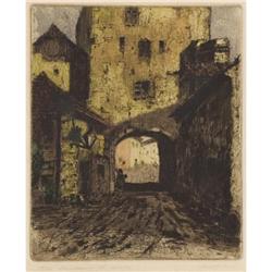 Stuart F. Ball, Aquatint and drypoint