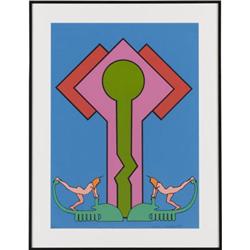 Peter Max, Color lithograph, Colossals