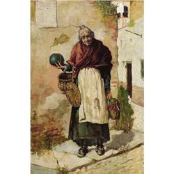 Adolfo de Aguila, Oil on wood panel