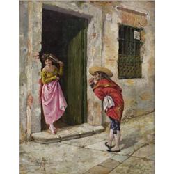 Adolfo de Aguila, Oil on canvas