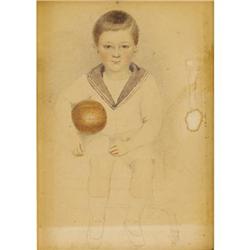 American School, Watercolor and graphite