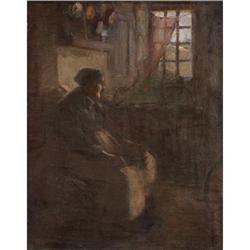 Albert Curtis Williamson, Oil on canvas