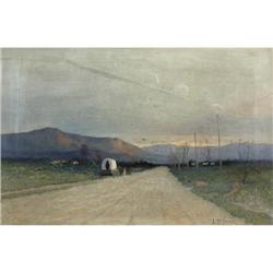American School, Oil on canvas, Country Road