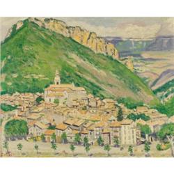 French School, Oil on artists board