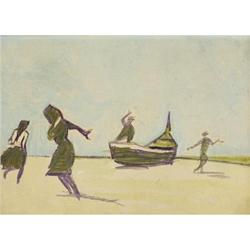 Leonid Berman, Oil on artists board, Portugal