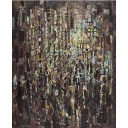 Jacques Dupont, Oil on canvas, Abstraction