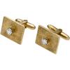 Image 1 : Diamond, Gold Cufflinks