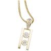 Diamond, Gold Pendant-Necklace