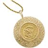Gold Coin, Gold Pendant-Necklace