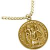 Gold Medallion, Gold Pendant-Necklace