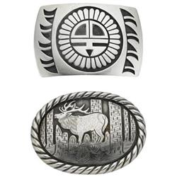 Sterling Silver Belt Buckle Lot
