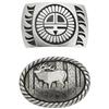 Sterling Silver Belt Buckle Lot