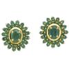 Emerald, Gold Earrings