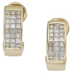 Diamond, Gold Earrings