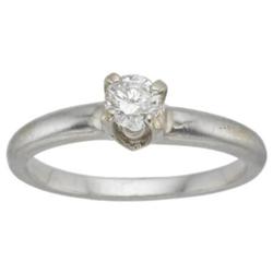 Solitaire Diamond, White Gold Ring
