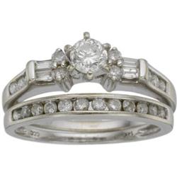 Diamond, White Gold Ring Set