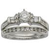 Image 1 : Diamond, White Gold Ring Set