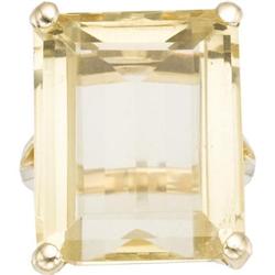 Citrine, Gold Ring