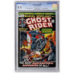 Marvel Spotlight #5 Ghost Rider CGC VF 8.0