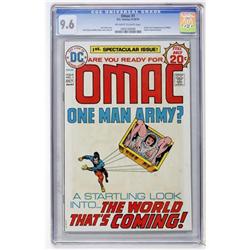 Omac #1 (DC, 1974) CGC NM+ 9.6 Off-white to