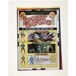 Secret Origins #2 Cover Color Key Film Set (DC,