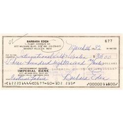 Barbara Eden Signed Sketch