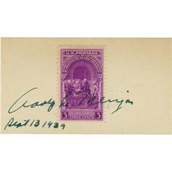 Adolphe Menjou Autograph