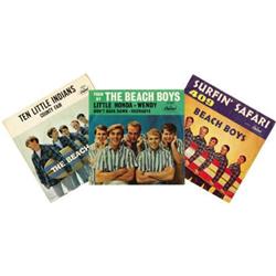 Beach Boys 45s/Picture Sleeve and EP Group (Capi