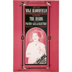 Mike Bloomfield ("Jam")/Byrds Fillmore Poster