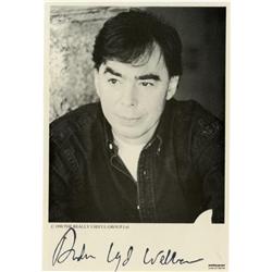 Andrew Lloyd Weber Autographed Card