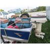 Image 8 : Springbak 15' Al Boat w Johnson 30 HP & Trailer w TOD & Fish Finder & Cover