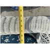 Image 7 : LOVELY WHITE WICKER SET IN EXCELLENT CONDITION
