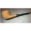 Image 1 : Hand-carved Wood Masonic Smoking Pipe