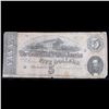 Image 2 : 1864 $5 Confederate Note, T-69 Grades vf++