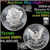 Image 1 : ***Auction Highlight*** 1884-o Morgan Dollar $1 Graded ms66 DMPL By SEGS (fc)