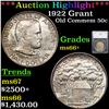 Image 1 : ***Auction Highlight*** 1922 Grant Old Commem Half Dollar 50c Graded ms66+ By SEGS (fc)