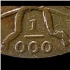Image 8 : ***Auction Highlight*** 1801 1/000 S-223 Draped Bust Large Cent 1c Graded AU, Almost Unc By USCG (fc