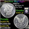 Image 1 : ***Auction Highlight*** 1883-s Morgan Dollar $1 Graded Select Unc+ PL By USCG (fc)