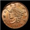 Image 2 : ***Auction Highlight*** 1823 Restrike Coronet Head Large Cent 1c Graded GEM+ Unc BN By USCG