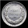 Image 3 : 1920 Maine Old Commem Half Dollar 50c Grades Choice AU/BU Slider