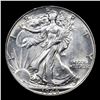 Image 2 : 1946-p Walking Liberty Half Dollar 50c Grades Select+ Unc