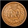 Image 3 : 1868 Indian Cent 1c Grades vf++